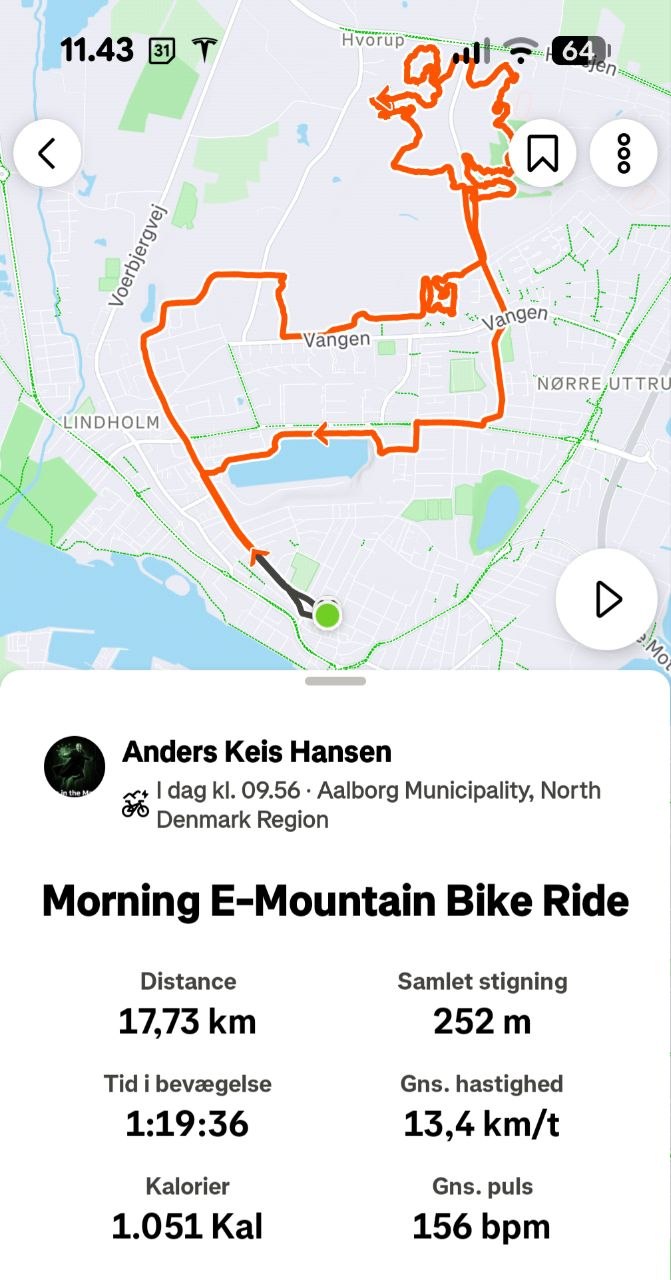 First MTB ride of the year